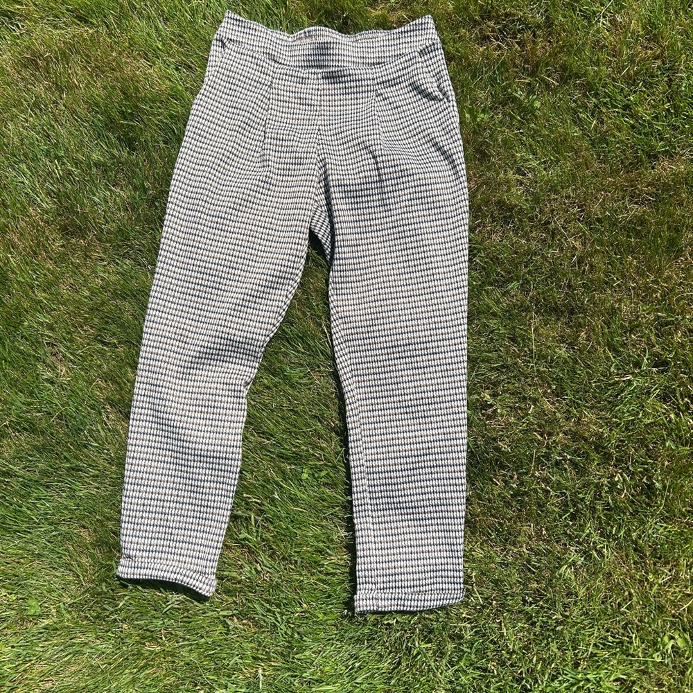 Brown Houndstooth Trousers